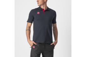 Tricou polo Castelli Race Day Negru XXL