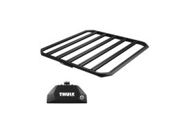 Sistem Grilaj Thule Caprock M tip platforma pentru BMW X2 5 usi SUV, model 2024 - prezent, Sistem cu prindere pe bare longitudinale integrate
