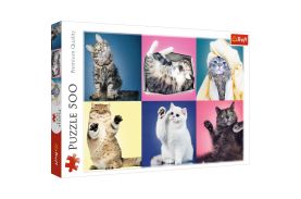 Puzzle trefl 500 pisicute