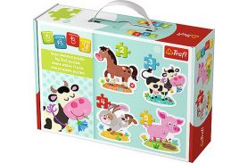 Puzzle trefl baby clasic viata la sat