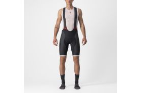 Pantaloni scurti cu bretele Castelli Competizione Kit Negru/Gri XL