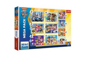 Puzzle trefl 10in1 patrula catelusilor echipa catelusilor