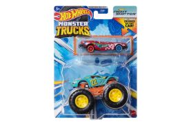 Hot wheels monster truck si masinuta metalica night shifter