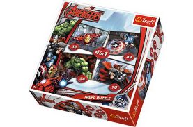 Puzzle trefl 4in1 razbunatorii