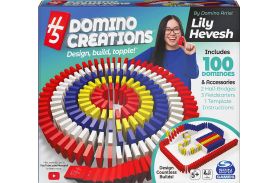 Domino art set deluxe 100 piese cu accesorii by lily hevesh