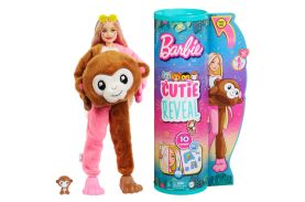 Barbie papusa barbie cutie reveal maimutica