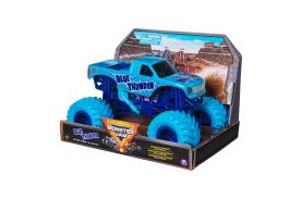 Monster jam masinuta metalica blue thunder scara 1:24