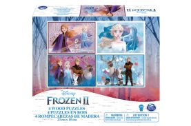 Set 4 puzzle-uri frozen2 din lemn