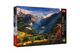 Puzzle trefl 1000 premium plus photo odyssey valea lauterbrunnen  elvetia