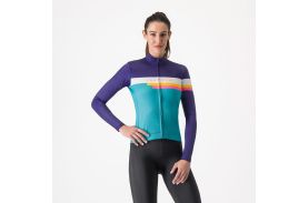 Tricou cu maneca lunga Castelli Tornare de dama Mov/Bleu L