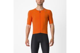 Tricou cu maneca scurta Castelli Premio Black Portocaliu L