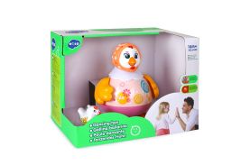 gainusa roz dansatoare cu doi puisori