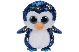 plus ty 24cm boos pinguinul payton cu paiete