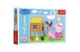 Puzzle trefl 30 peppa pig la ferma