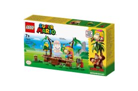 Lego super mario set de extindere concertul lui dixie kong in jungla 71421