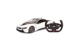 Masina cu telecomanda bmw i8 alb scara 1 la 14