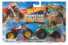 Monster truck set 2 masini scara 1 la 64 tri to crush me si baja buster