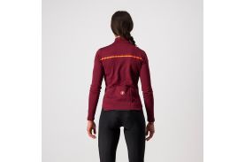 Tricou cu maneca lunga Castelli Sinergia 2 FZ, de dama, Visiniu, M