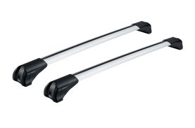 Bare transversale din aluminiu CRUZ Airo Fuse, 925-725/925-723, pentru DR 7.0 5d (integrated railing) (2024 -> prezent), Sistem cu prindere pe bare longitudinale integrate