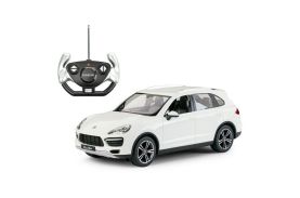 Masina cu telecomanda porsche cayenne turbo alb cu scara 1 la 14