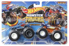 Hot wheels monster truck set 2 masini scara 1 la 64 bigbite si bigfoot