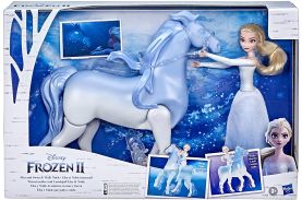 Set frozen2 cu papusa elsa si nokk spiritul mitic