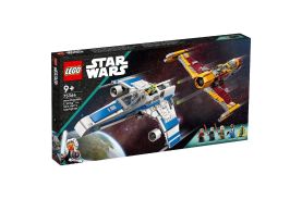 Lego star wars e-wing al noii republici vs starfighter-ul lui shin hati 75364