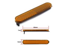 Reflectorizante galbene pentru trotineta Xiaomi - set 20 bucati