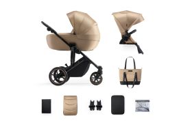 Carucior 2 in 1 kinderkraft prime 2, sandrose beige