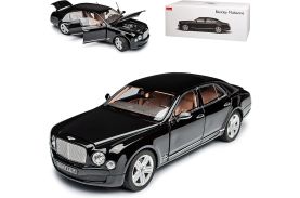 Masinuta metalica bentley mulsanne neagra scara 1 la 18