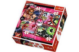 Puzzle trefl 4in1 prietenie si aventura
