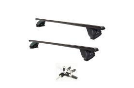 Sistem Bare transversale Green Valley ORIGINAL otel pentru ABARTH 500, 3 usi Hatchback, model 2007-prezent, Sistem cu prindere pe plafon normal (sistem antifurt inclus)