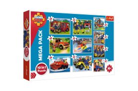 Puzzle trefl 10in1 echipa pompierului sam
