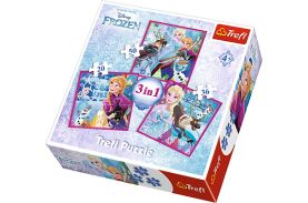 Puzzle trefl 3in1 magia iernii