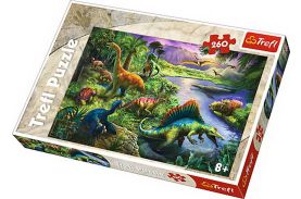 Puzzle trefl 260 dinozauri