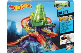 Hot wheels playset culori schimbatoare laboratorul stiintific