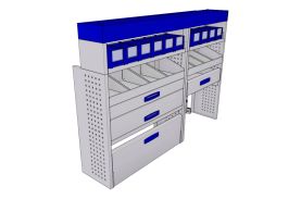 Sistem mobilier modular pe partea stanga Provan 57-1-119-00 pentru FIAT Talento 2016, ampatament L1 (3098 mm), inaltime H1 (1971 mm)