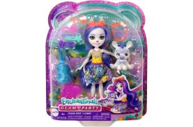 Enchantimals glam party papusa zemirah zebra