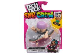 Tech dech sk8 crew pachet placa si figurina 9.6cm sapca mov