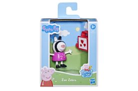 Peppa pig figurina prietenii amuzanti zebra zoe 7cm