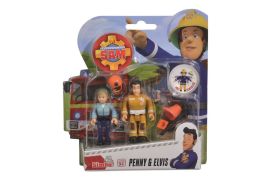 Pompierul sam set figurine elvis si penny 7.5cm