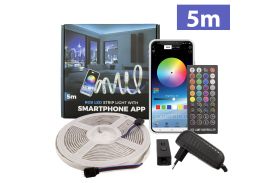 Set bandă LED RGB - SMART - 5m, IP65 - SunShine