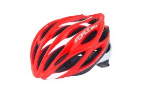 Casca Force Bat rosu/alb L-XL (57-61 cm)