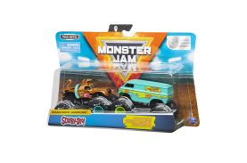 Monster jam set 2 machete metalice scooby doo si the mystery machine