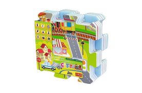 Puzzle trefl din spuma distractie in oras