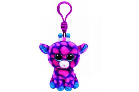 Plus breloc ty 8.5cm boos girafa roz sky high