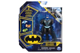 Figurina batman bat-tech articulata 10cm cu 3 accesorii surpriza