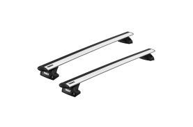 Bare transversale Thule Evo Flush Rail Wingbar Evo pentru OPEL Frontera, 5 usi SUV, model 2025 - prezent, Sistem cu prindere pe bare longitudinale integrate