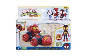 Spidey prietenii extraordinari set masinuta si figurina miles morales