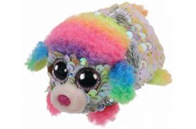 Plus ty 10cm teeny tys floral pudel cu paiete
